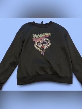 BRAVES snake crewneck